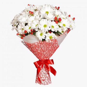 Букет Бакарди из ромашковой хризантемы