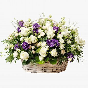 Морские мотивы в средней корзине